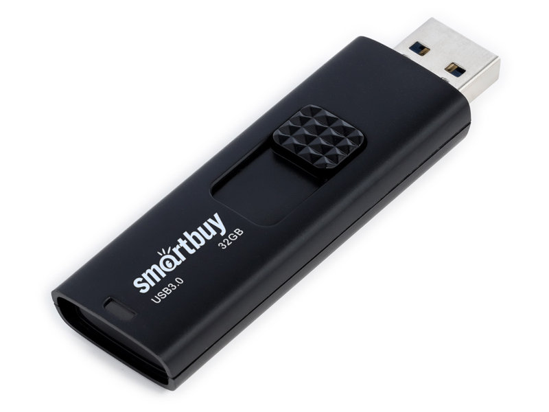 USB Flash Drive 32Gb - SmartBuy UFD 3.0 Fashion Black SB032GB3FSK usb flash drive 32gb smartbuy mc5 kitty usb pink sb032gbmc5