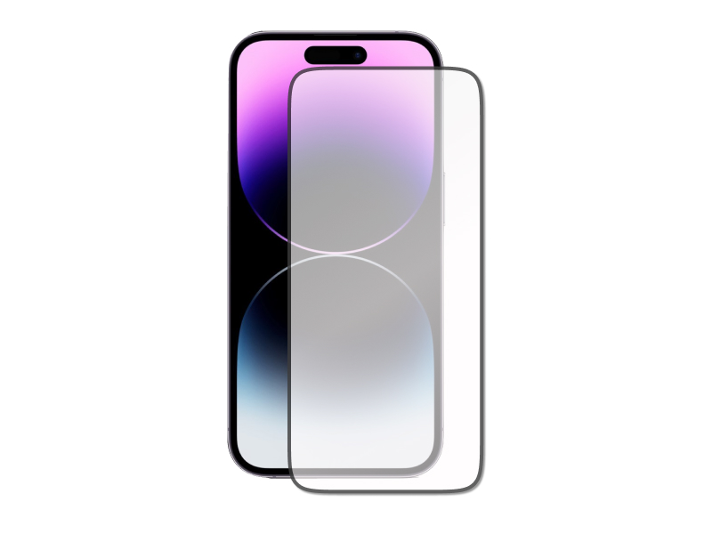 Защитное стекло Zibelino для APPLE iPhone 14 Pro 5D Black ZTG-5D-APL-14PRO-BLK for iphone 15 pro rhombus texture magnetic leather phone case black