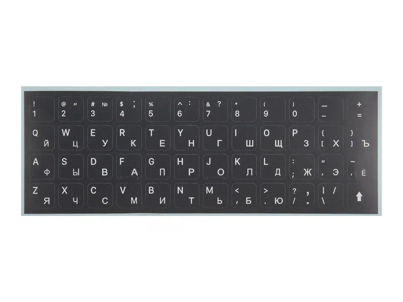 

Наклейки на клавиатуру mObility Grey УТ000033144, УТ000033144