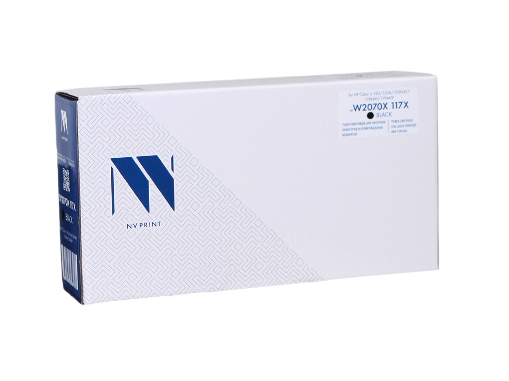 

Картридж NV Print (схожий с HP W2070X 117X) Black NV-W2070X-117X для Color LJ 150/150A/150NW/178NW/179MFP, NV-W2070X