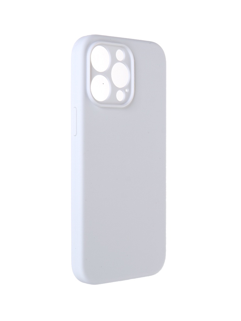 Чехол Neypo для APPLE iPhone 14 Pro Max Silicone Cover Hard White NHC55433 mercedes double layer stars hard для iphone 14 pro