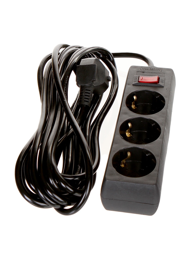 

Сетевой фильтр ExeGate SP-3-5B 3 Sockets 5m Black EX221182RUS, SP-3-5B
