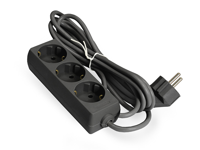 фото Удлинитель exegate ece-3-1.8b 3 sockets 1.8m black ex285801rus