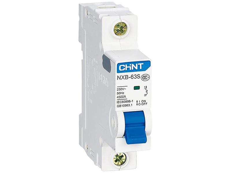 

Автоматический выключатель Chint NXB-63S (R) 1P 2А 4.5кА C 296705, NXB-63S