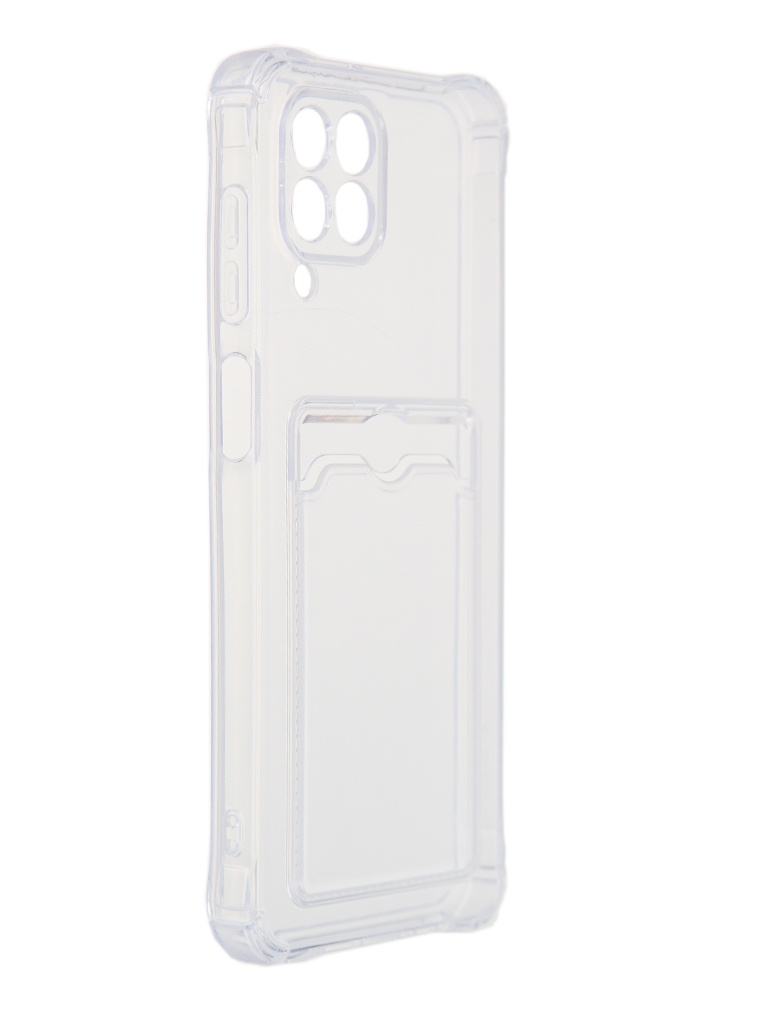 

Накладка Zibelino для Samsung Galaxy M33 M336 Silicone Card Holder защита камеры Transparent ZSCH-SAM-M33-CAM-TRN, Samsung Galaxy M33