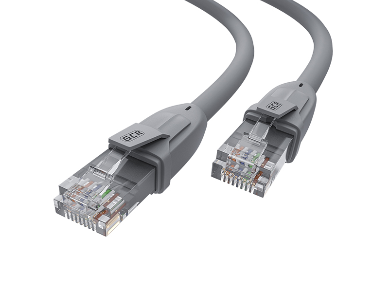 

Сетевой кабель GCR UTP 24AWG cat.6 RJ45 T568B 1.0m Grey GCR-52544, GCR-52544