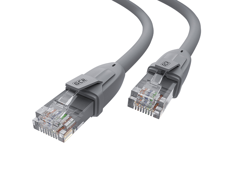 Сетевой кабель GCR UTP 24AWG cat.6 RJ45 T568B 3.0m Grey GCR-52593