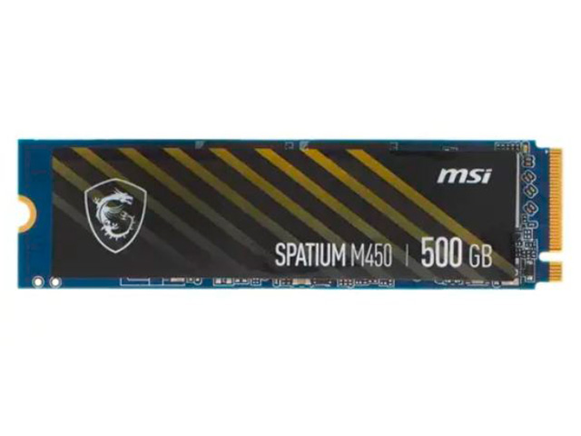 

Твердотельный накопитель MSI Spatium M450 4.0 NVME M.2 500Gb, Spatium M450