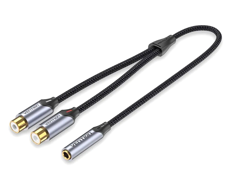  Vention Jack 3.5mm/F - 2xRCA/F 30cm BCOHY