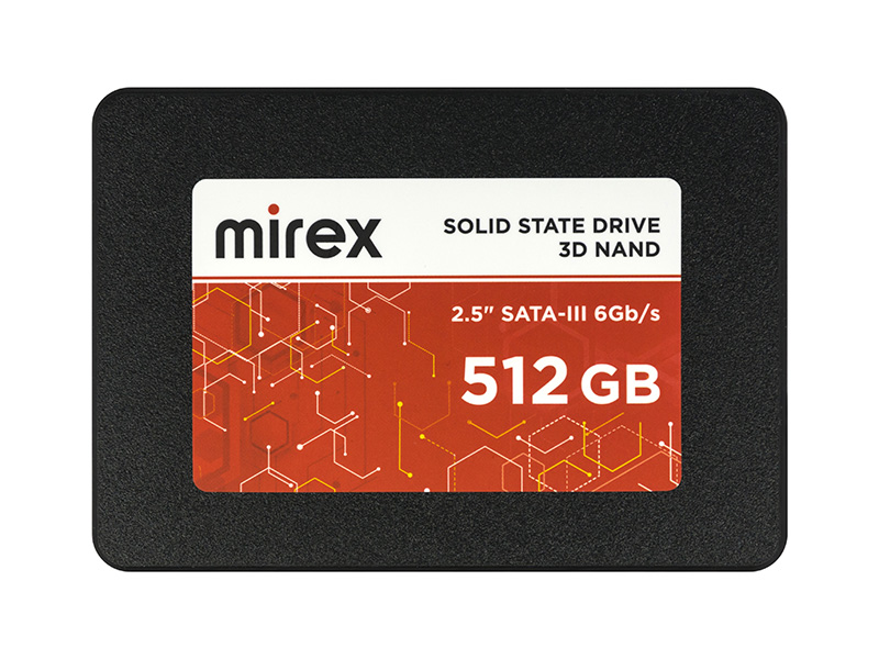 

Твердотельный накопитель Mirex 512Gb 13640-512GBSAT3, 13640-512GBSAT3