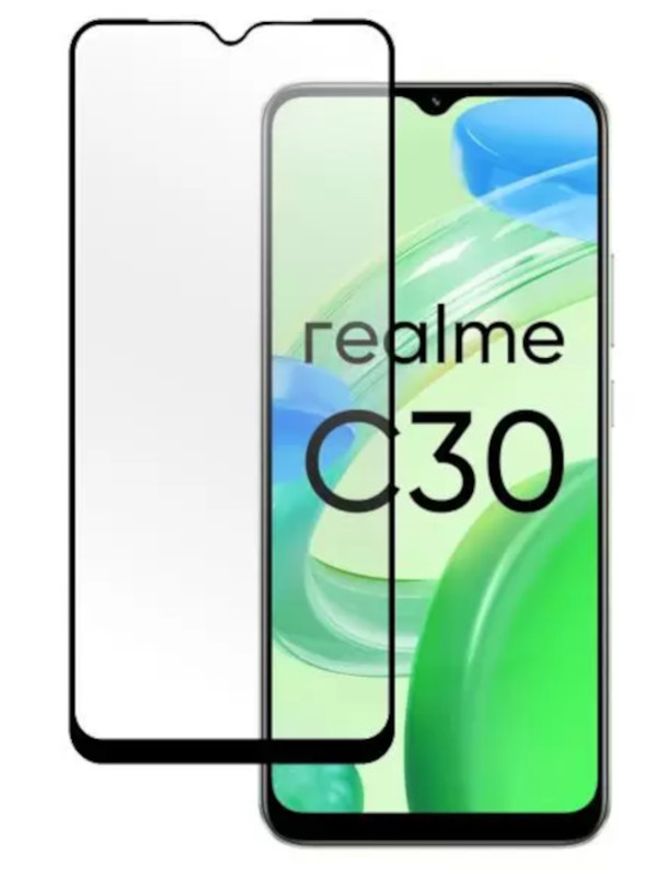 

Защитное стекло Pero для Realme C30 Full Glue Privacy Black PGFGP-RC30, Realme C30