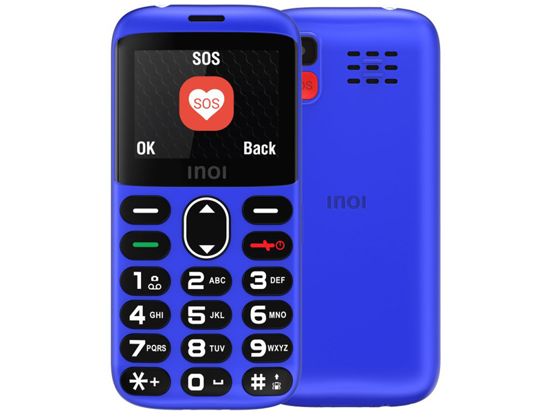 сотовый телефон inoi 118b black Сотовый телефон Inoi 118B Blue