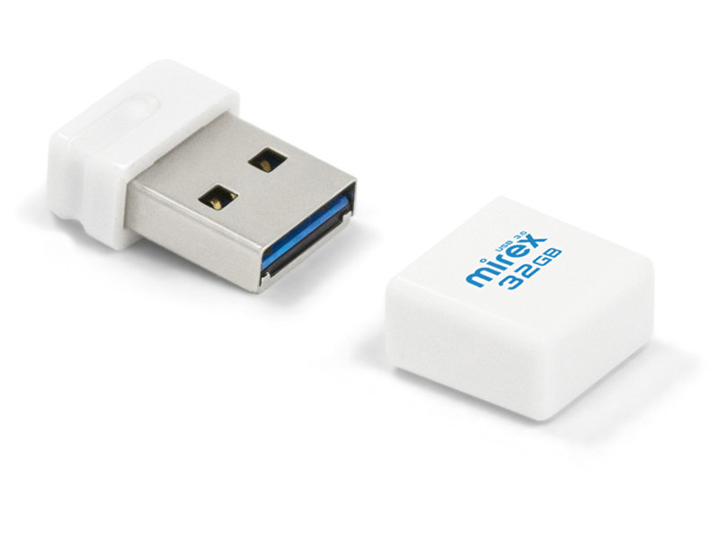 

USB Flash Drive 32Gb - Mirex Minca White 13600-FM3MWT32, 13600-FM3MWT32