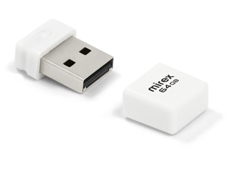 

USB Flash Drive 64Gb - Mirex Minca White 13600-FMUMIW64, 13600-FMUMIW64
