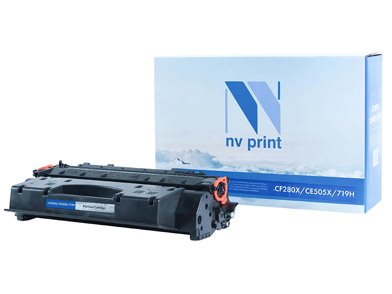 фото Картридж nv print nv-cf280x/ce505x/nv-719h black для для hp / canon