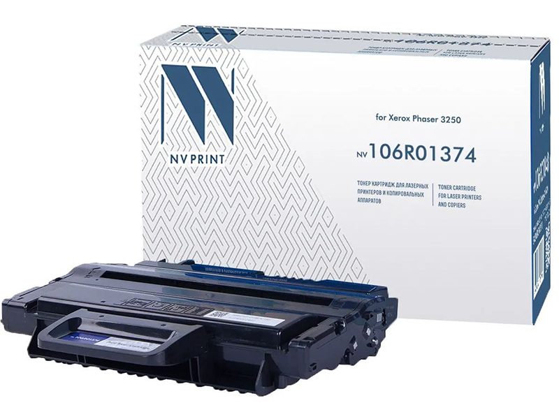 фото Картридж nv print nv-106r01374 black для xerox phaser 3250