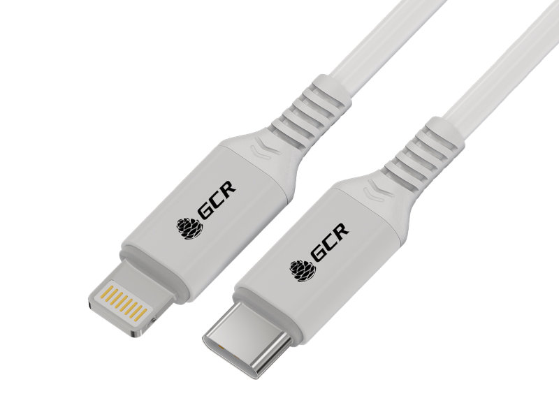 

Аксессуар GCR Premium Type C - Lightning MFI 2.0m White GCR-53755, GCR-53755