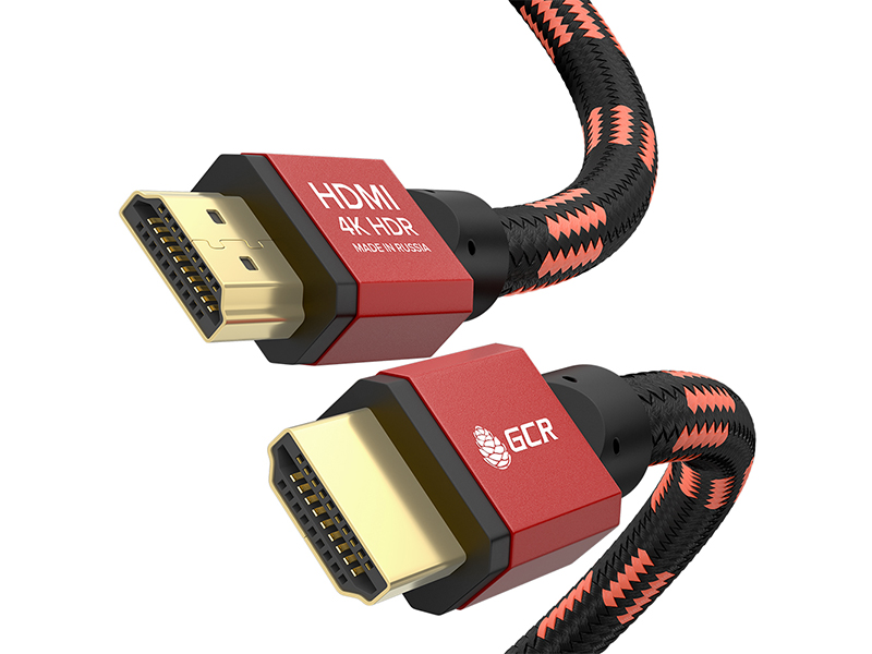 

Аксессуар GCR Prof HDMI 2.0 1.5m Bicolor Eco Soft Red GCR-54507, GCR-54507
