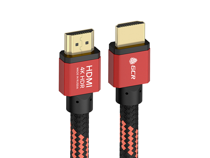 

Аксессуар GCR Prof HDMI 2.0 1.0m Bicolor Eco Soft Red GCR-54506, GCR-54506
