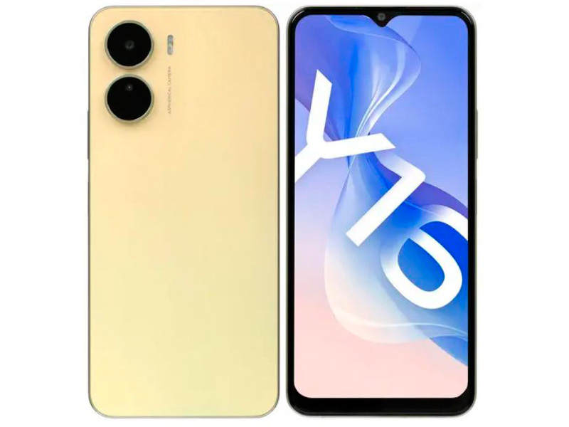 

Сотовый телефон Vivo Y16 4/64Gb Gold, Y16