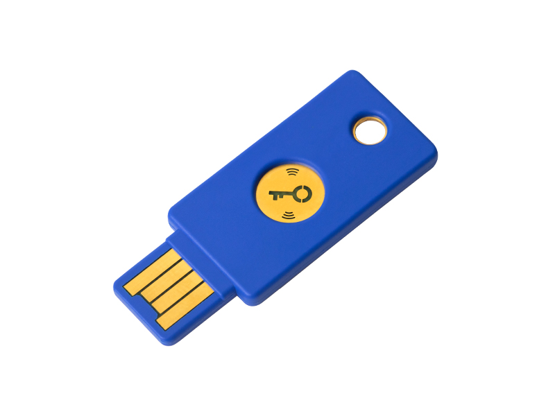 Аппаратный ключ Yubikey Security Key NFC USB-A мультивалютный аппаратный кошелек secux v20