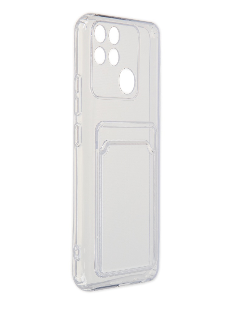 

Чехол Zibelino для Realme Narzo 50A Silicone Card Holder Transparent ZSCH-RLM-N50A-CAM-TRN, Realme Narzo 50A