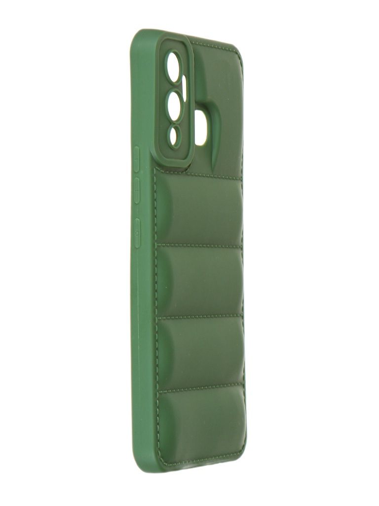 

Чехол DF для Infinix Hot 12 Play Silicone Ggreen inJacket-02, Infinix Hot 12 Play