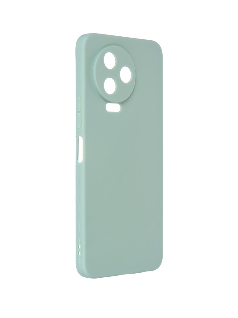 

Чехол DF для Infinix Note 12 Pro (4G)/12 (2023) Silicone Light Green inCase-15, Infinix Note 12 Pro (4G)/12 (2023)