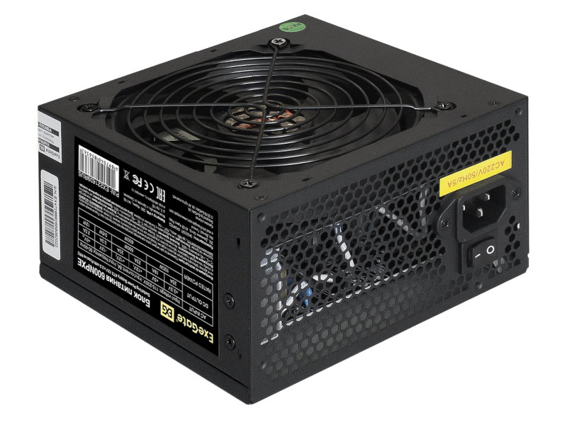 

Блок питания ExeGate 600NPXE 500W Black EX221639RUS-PC, EX221639RUS-PC