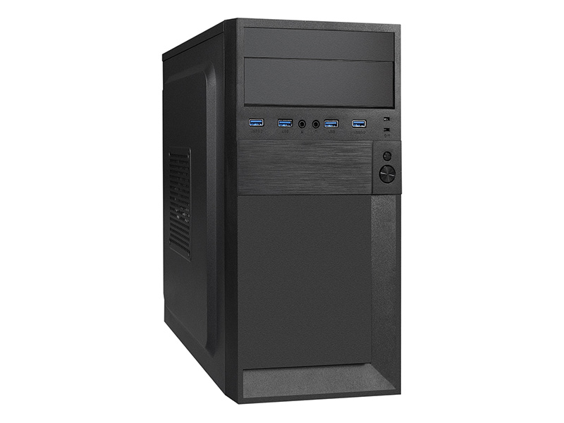 Корпус ExeGate Minitower BAA-105U4-01-AAA450 Black EX291152RUS