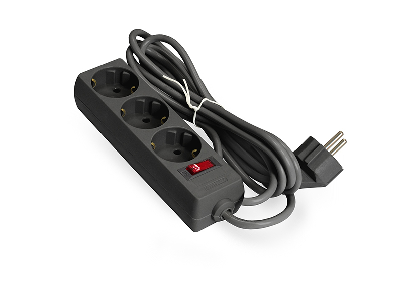 Удлинитель ExeGate EC-3-5B 3 Sockets 5m Black EX279352RUS