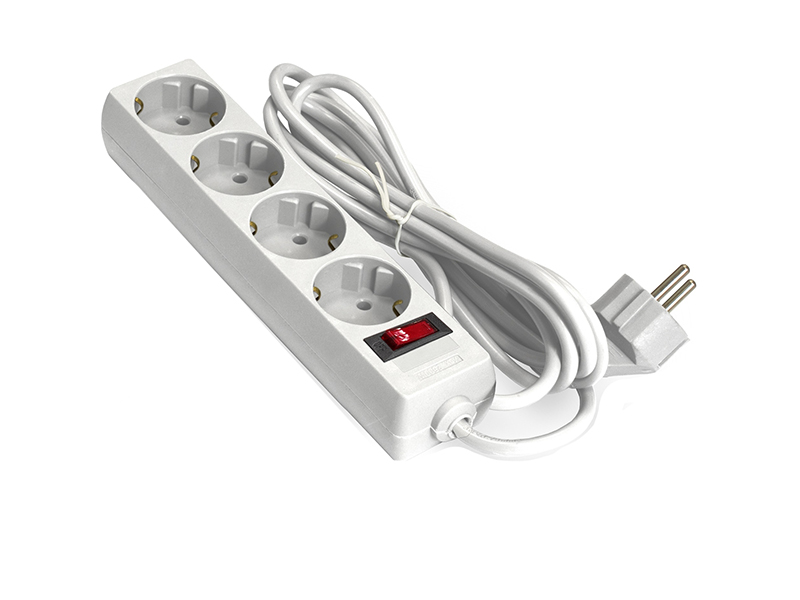 фото Удлинитель exegate ec-4-3w 4 sockets 3m white ex279400rus