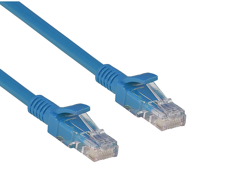 Сетевой кабель ExeGate UTP cat.6 50cm Blue UTP-RJ45-RJ45-C6-0.5M-BL / EX282024RUS аксессуар exegate ex ext 8m8f 0 5 50cm ex294790rus