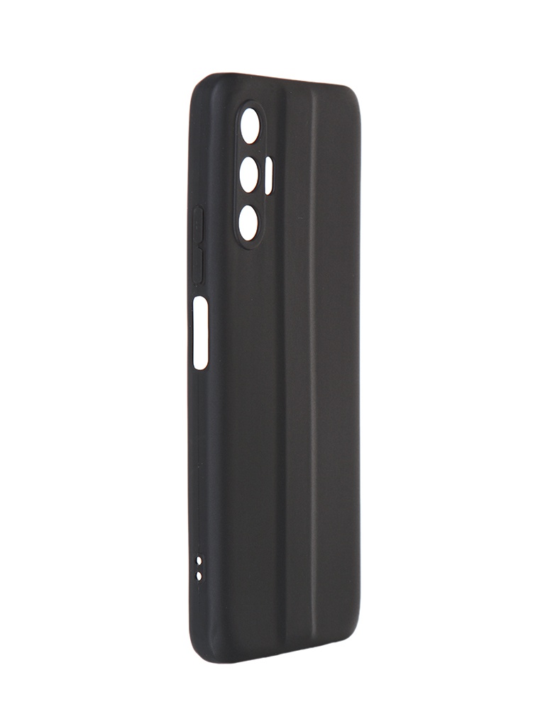 

Чехол BoraSCO для Tecno Pova 3 Silicone Matte Black 70699, Tecno Pova 3