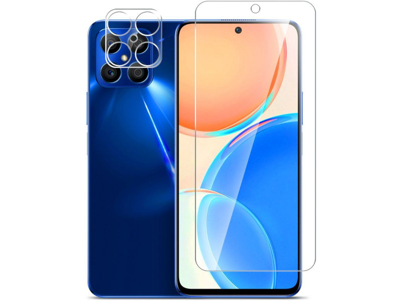 

Защитное стекло BoraSCO для Honor X8 0.26mm Hybrid Glass Transparent 71136, Honor X8