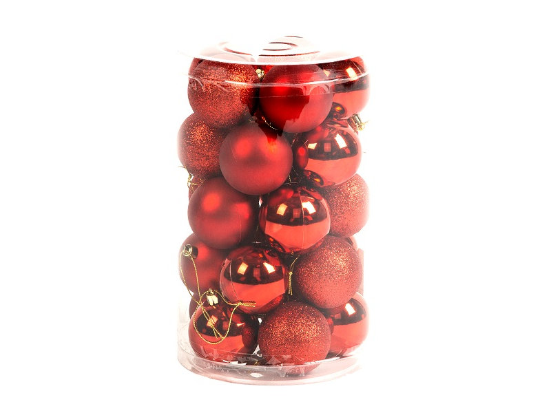 

Набор шаров Winter Glade 25шт Red Mix 60125G003, 60125G003