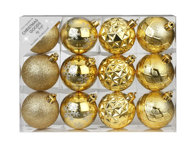 

Набор шаров Winter Glade 12шт Gold 81195G001, 81195G001