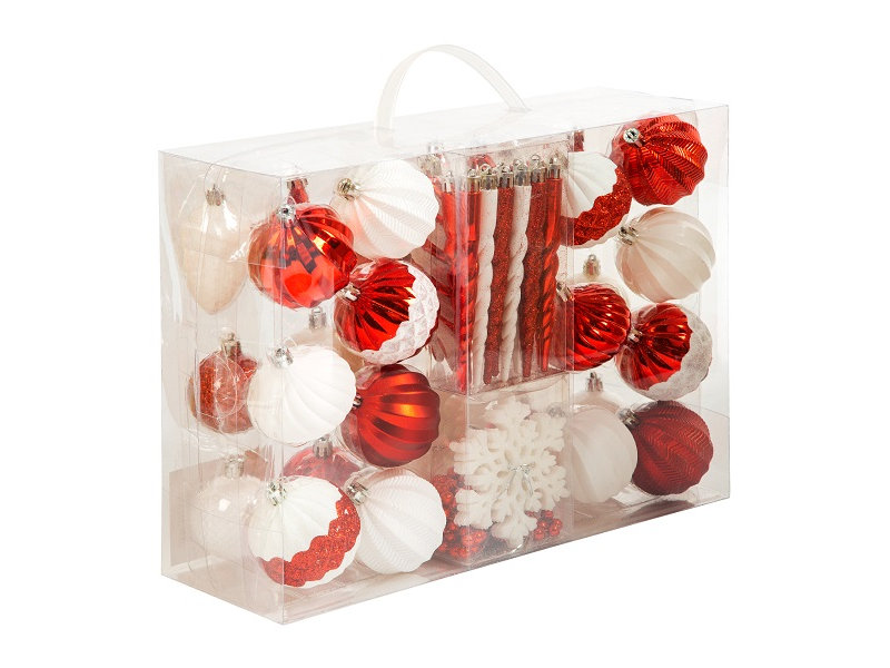 

Набор шаров Winter Glade 51шт Red-White Mix 90251G309, 90251G309