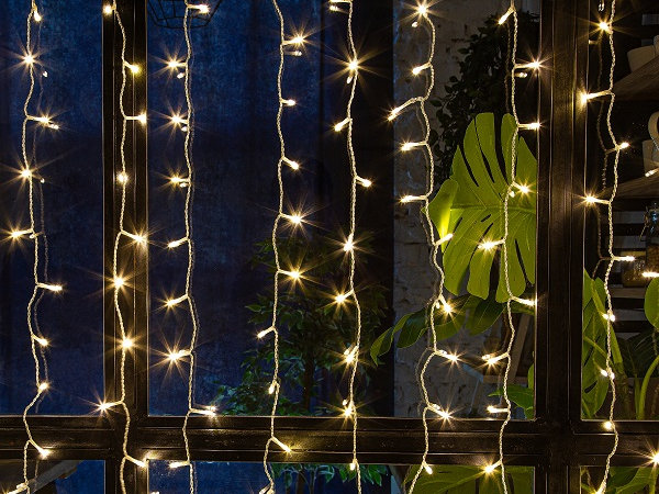 

Гирлянда Winter Glade Занавес 195 Led Warm White CB200, CB200