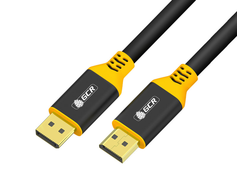 

Аксессуар GCR DisplayPort v1.2 50cm Black-Yellow GCR-54435, GCR-54435