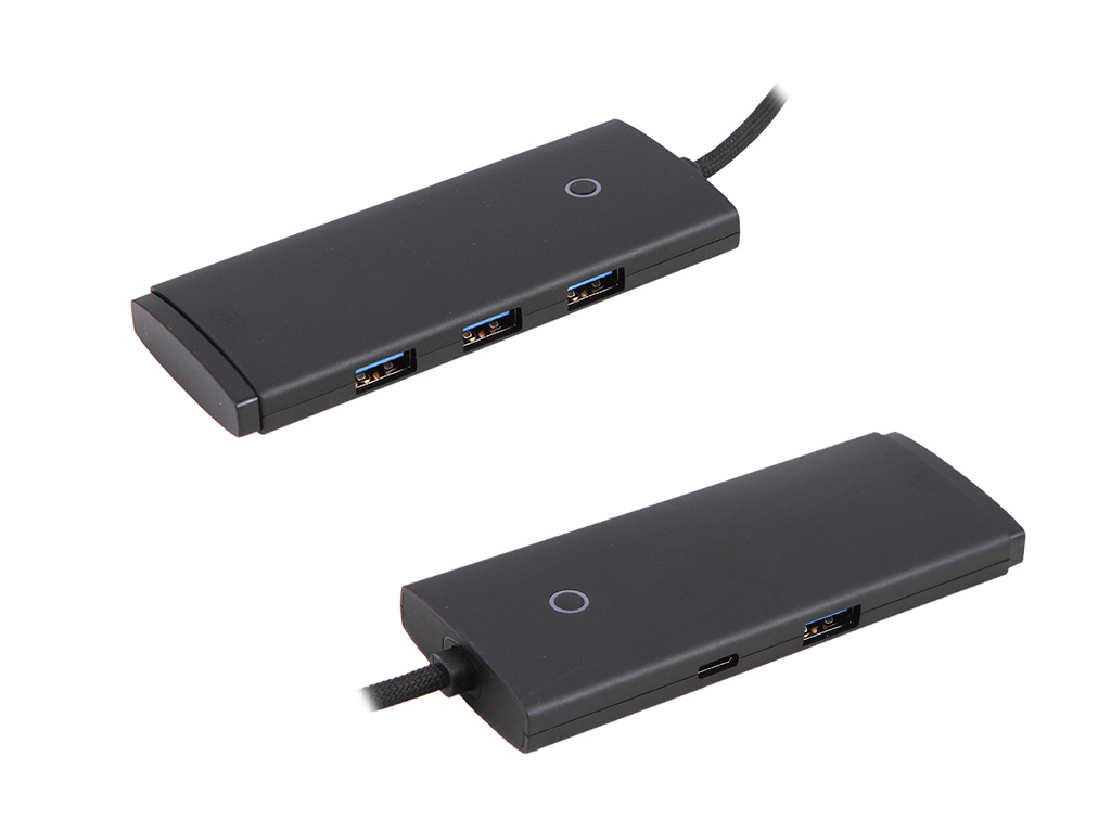 цена Хаб USB Baseus Lite Series 4-Port Type-C - 4xUSB 3.0 WKQX030401
