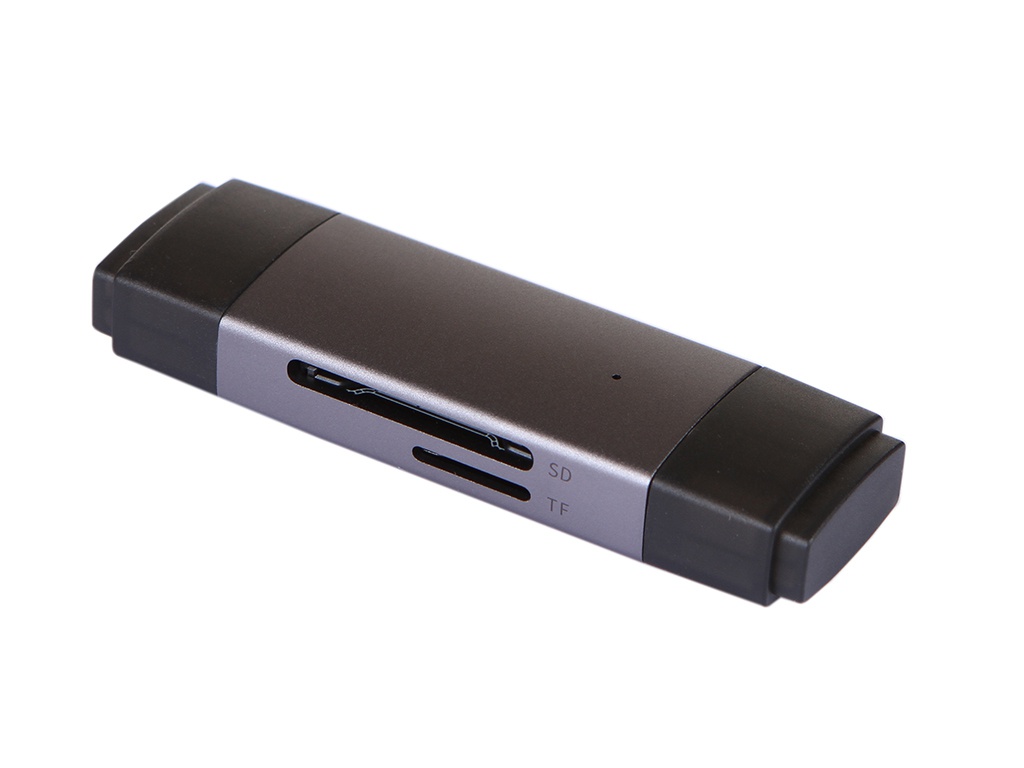 

Картридер Baseus Lite Series USB-A/Type-C - SD/TF Card Reader Grey WKQX060113, WKQX060113