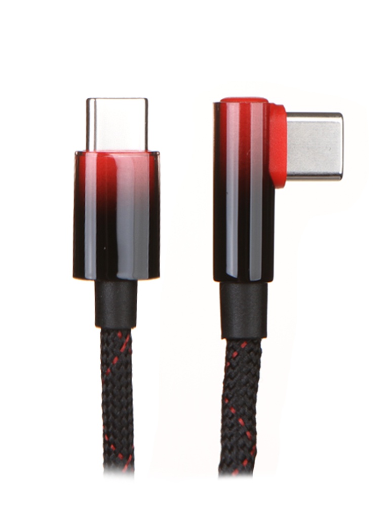 

Аксессуар Baseus MVP 2 Elbow-Shaped Type-C - Type-C 100W 1m Black-Red CAVP000620, CAVP000620