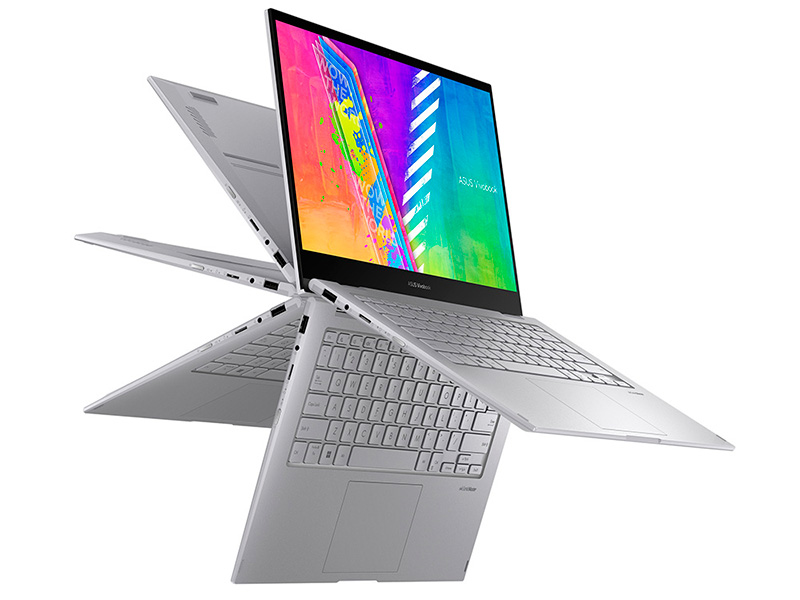 фото Ноутбук asus vivobook go 14 flip tp1401ka-ec095w 90nb0w43-m003u0 (intel pentium n6000 1.1ghz/8192mb/256gb ssd/intel uhd graphics/wi-fi/bluetooth/cam/1920x1080/windows 11 home 64-bit)