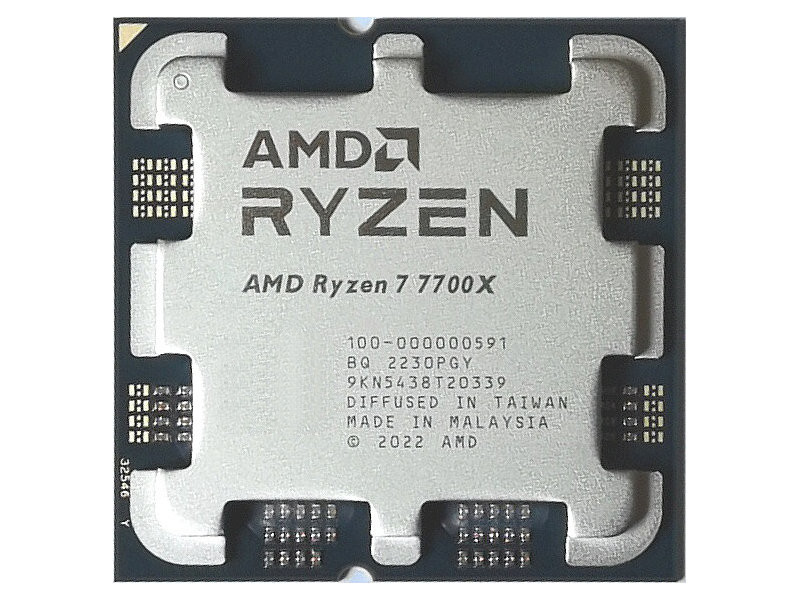 Процессор AMD Ryzen 7 7700X (4500MHz/AM5/L3 35840Kb) 100-000000591 OEM процессор amd ryzen 9 7900x 4700mhz am5 l2 l3 81920kb 100 000000589 oem
