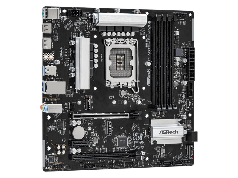 

Материнская плата ASRock B660M Phantom Gaming 4, B660M Phantom Gaming 4