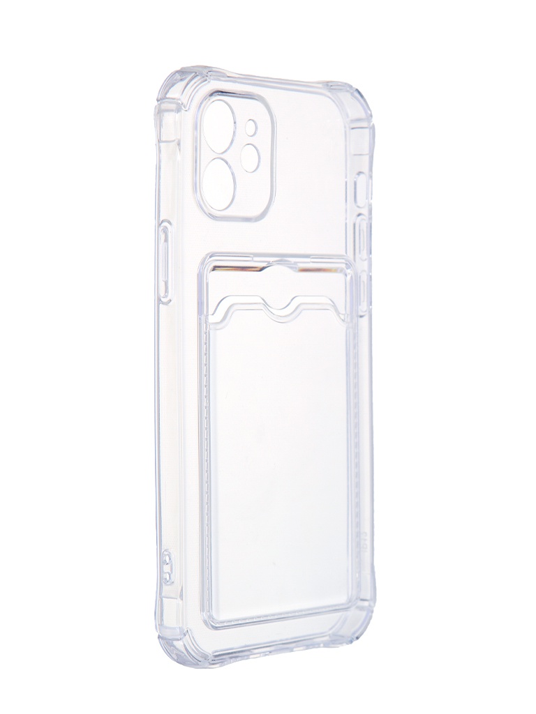 Чехол Zibelino для Silicone Card Holder защита камеры Transparent ZSCH-IPH-12-CAM-TRN APPLE iPhone 12