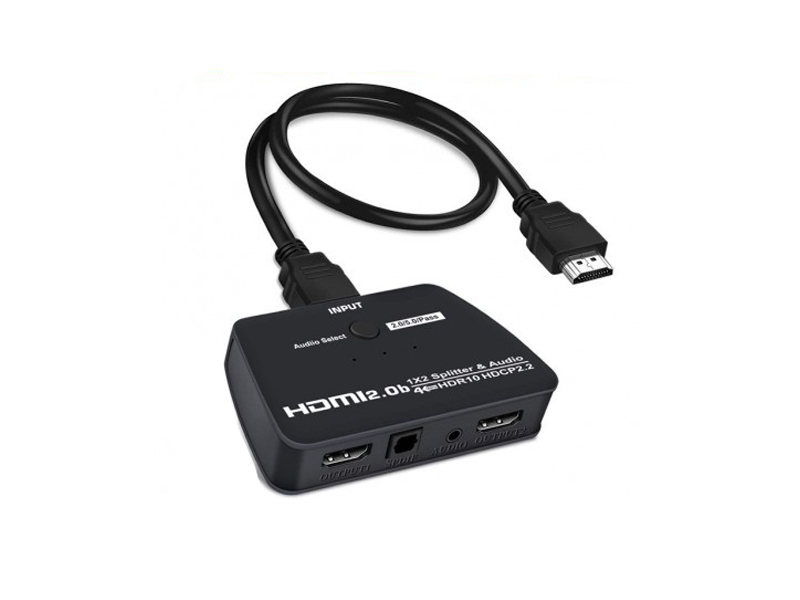 Сплиттер KS-is HDMI 1x2 KS-745 hdmi разветвитель сплиттер mypads 1x2 ultrahd зарядное устройство