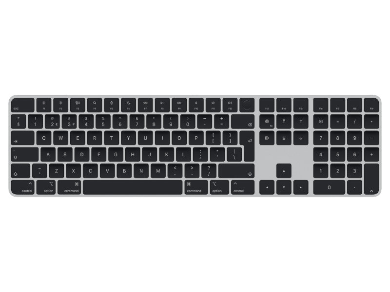 

Клавиатура APPLE Magic Keyboard with Touch ID and Numeric Keypad Black Keys, Magic Keyboard with Touch ID and Numeric Keypad