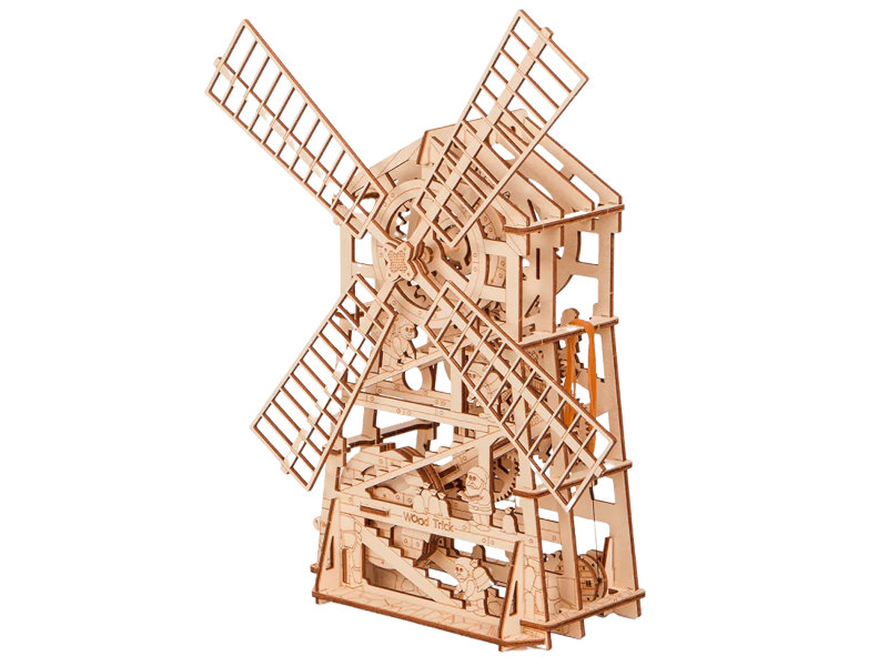 Сборная модель Wood Trick Механическая мельница 1234-1A